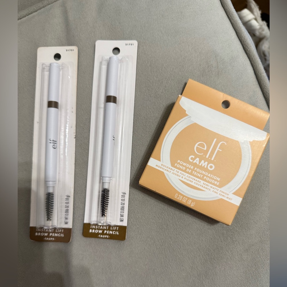 e.l.f. Brow Pencil and Camo Powder Foundation Set